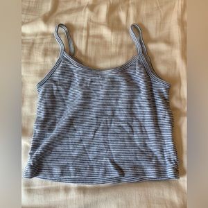 Brandy Striped Tank One Size